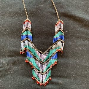 Zara beaded costume necklace
